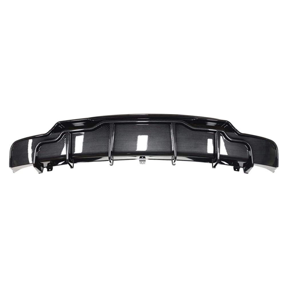 Ombialo Rear Lip Bumper Diffuser Compatible with 2017-2022 Tesla Model 3 Lower Bumper Lip Spoiler Body Kit 3PCS (Carbon Fiber Style)