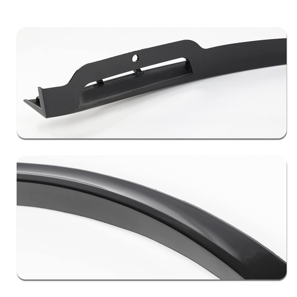 G-PLUS Fender Flare Compatible with 2020-2024 Tesla Model Y Black paint style