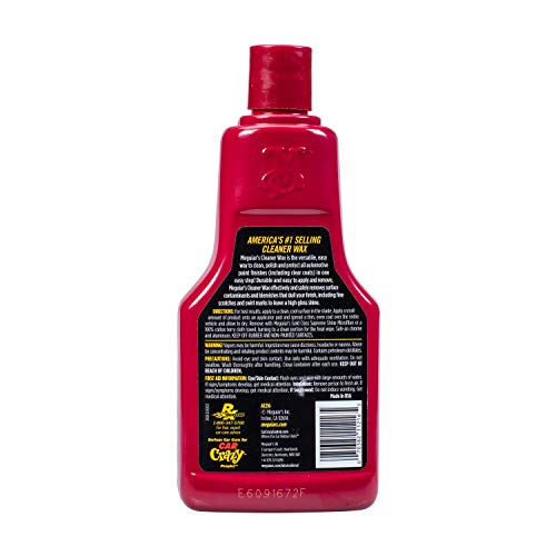 Meguiar's Cleaner Wax - Liquid Car Wax, Cleans, Polishes and Protects Your Vehicle - Easy to Use, Long-lasting Shine - 16 Oz