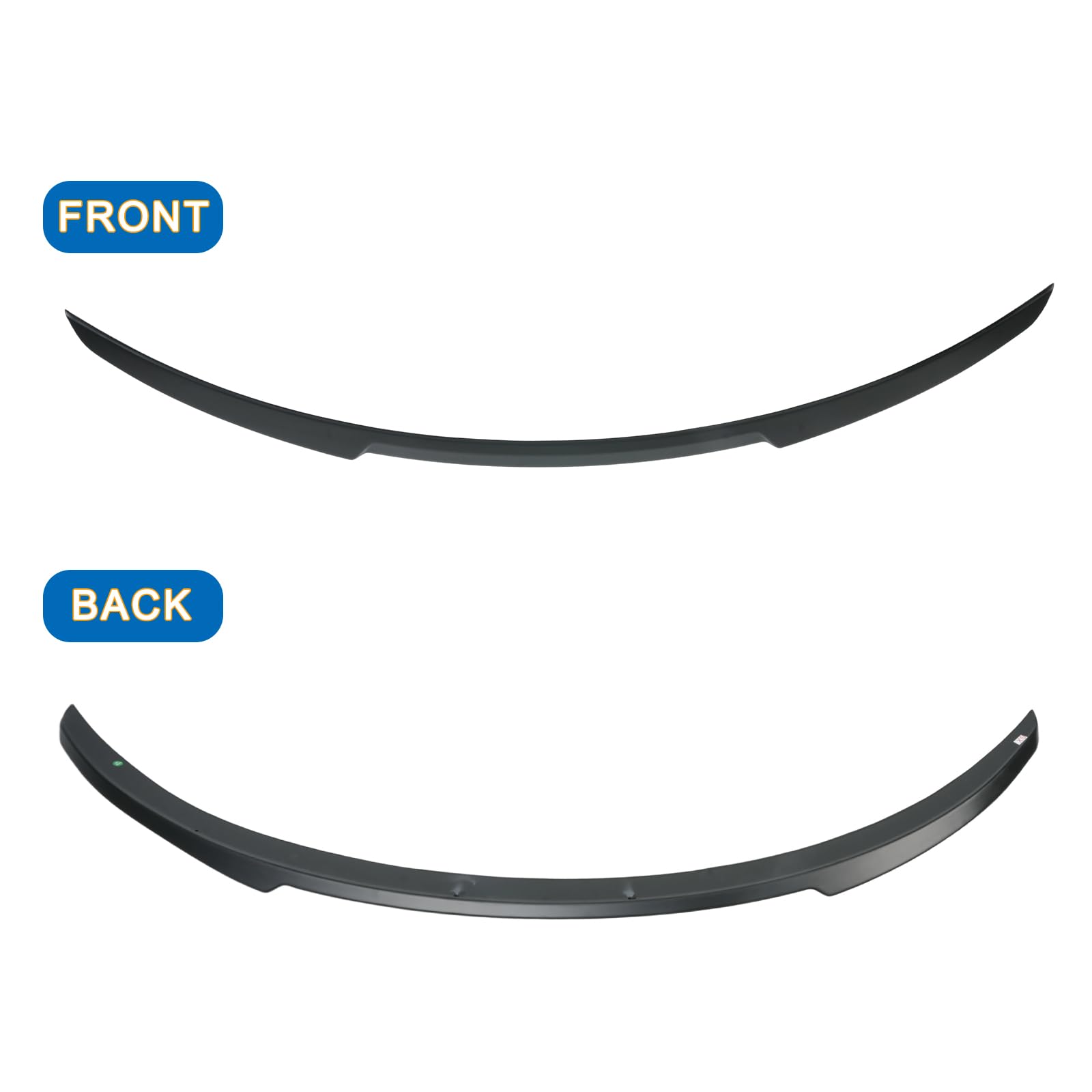 BDBO Spoiler for Tesla Model 3 2016-2022 Wing Rear Spoiler Trunk Tail Rear Trunk Lid,M4 Style Matte Black Style Performance,Model 3 Accessories