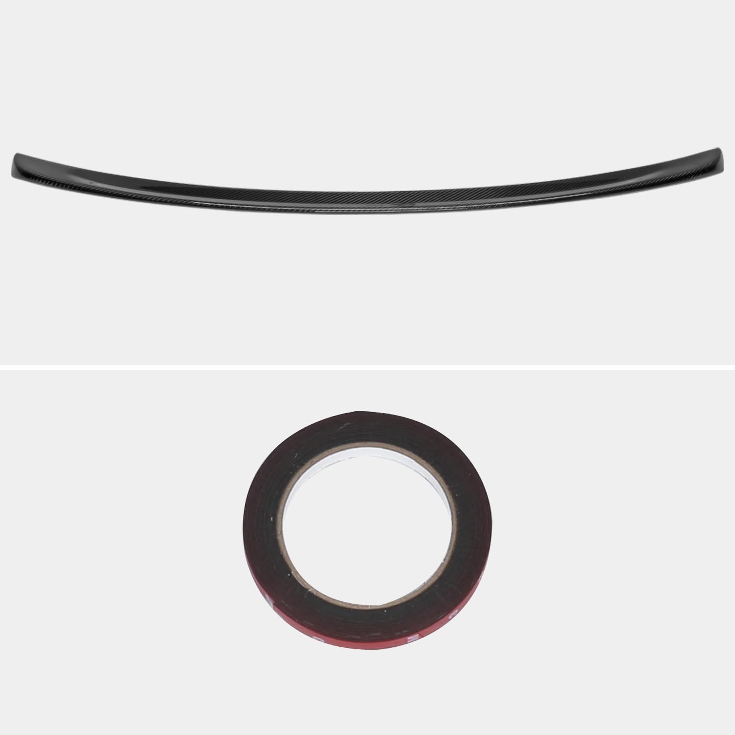 Spec-D Tuning Carbon Fiber Factory Style Rear Trunk Spoiler Compatible with 2012-2018 Tesla Model S Models