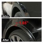 G-PLUS Fender Flare Compatible with 2020-2024 Tesla Model Y Black paint style