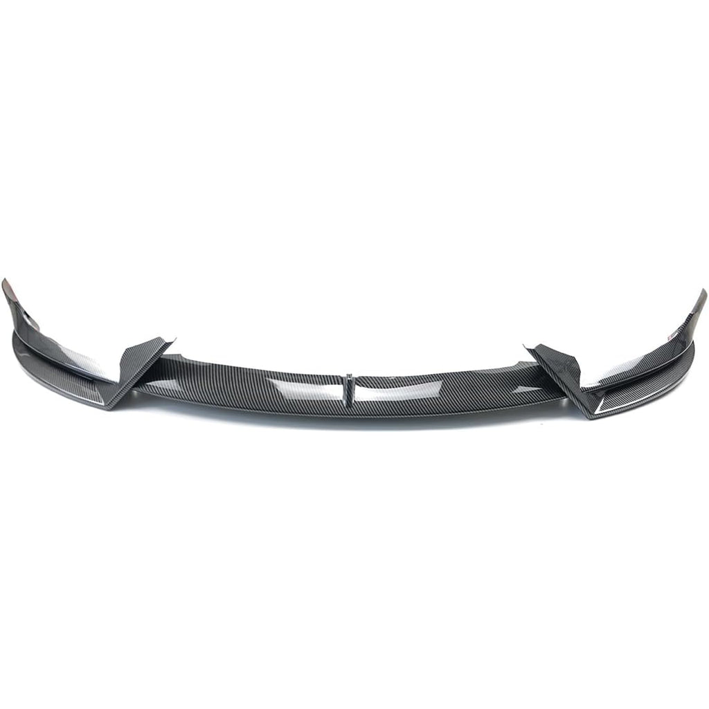 Front Bumper Lip 3Pcs Compatible with Tesla Model 3 2017-2023 Front Bumper Lip Splitter Spoiler (Carbon Fiber Print)