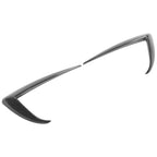 FREEMOTOR802 Compatible with 2020-2024 Tesla Model Y Fog Light Trims, Carbon Fiber Print IKON Style ABS Plastic Driver Passenger Side Fog Lamp Decoration Accessories Eyebrows Cover 2PC