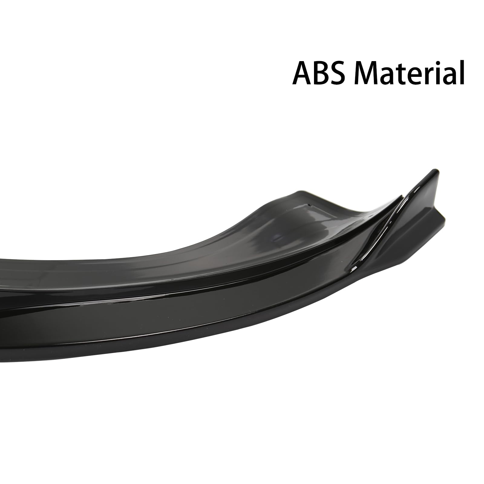 EVBASE Front Lip Spoiler for Tesla Model Y Juniper 2025+, Gloss Black Bumper Splitter Body Kit Upgrade