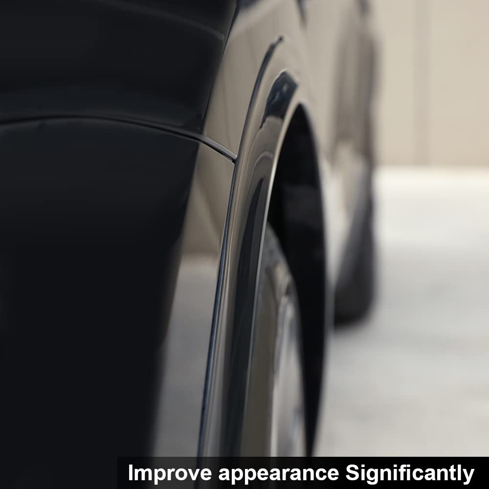 CHEDA modified Fender Flares Compatible with 2020-2024 Tesla Model Y,Wide Body widened 0.57 "in front/0.6" in rear 149416300B paint style