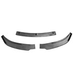 FREEMOTOR802 Compatible with 2017-2023 Tesla Model 3 Sedan 4-Door Front Bumper Lip, IKON Style Gloss Black PP Front Bumper Lower Chin Spoiler Splitter