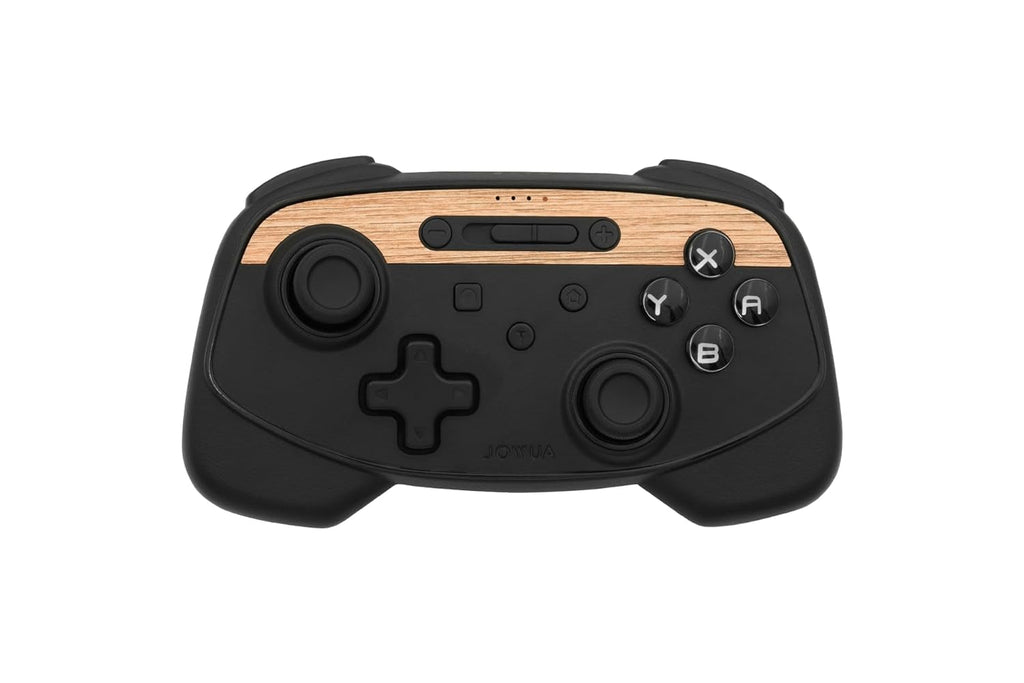 Jowua Multi-Device Wireless Controller Compatible for Tesla 2025 New Model Y Model 3/Y/S/X/cybertruck Compatible for Switch, one controller set, SPECIAL PROGRAMMED and DESIGN FOR TESLA WOOD [nintendo_switch,windows,ios,android]