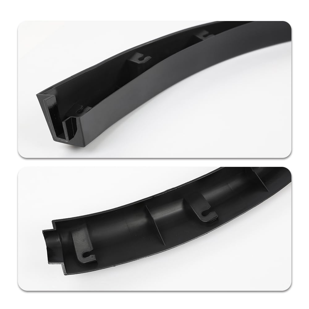 G-PLUS Fender Flare Compatible with 2020-2024 Tesla Model Y Black paint style