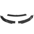 FREEMOTOR802 Compatible with 2017-2023 Tesla Model 3 Sedan 4-Door Front Bumper Lip, IKON Style Gloss Black PP Front Bumper Lower Chin Spoiler Splitter