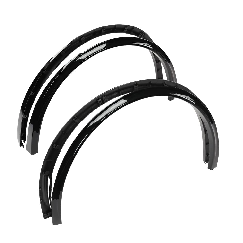 G-PLUS Fender Flare Compatible with 2020-2024 Tesla Model Y Black paint style