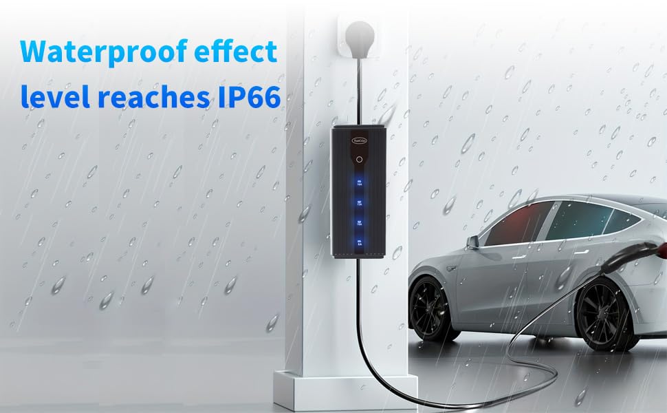 Level 1 16-Amp Portable EV Charger for Tesla Model 3/Y/S/X, NACS Plug, Home or Travel Charging Solution