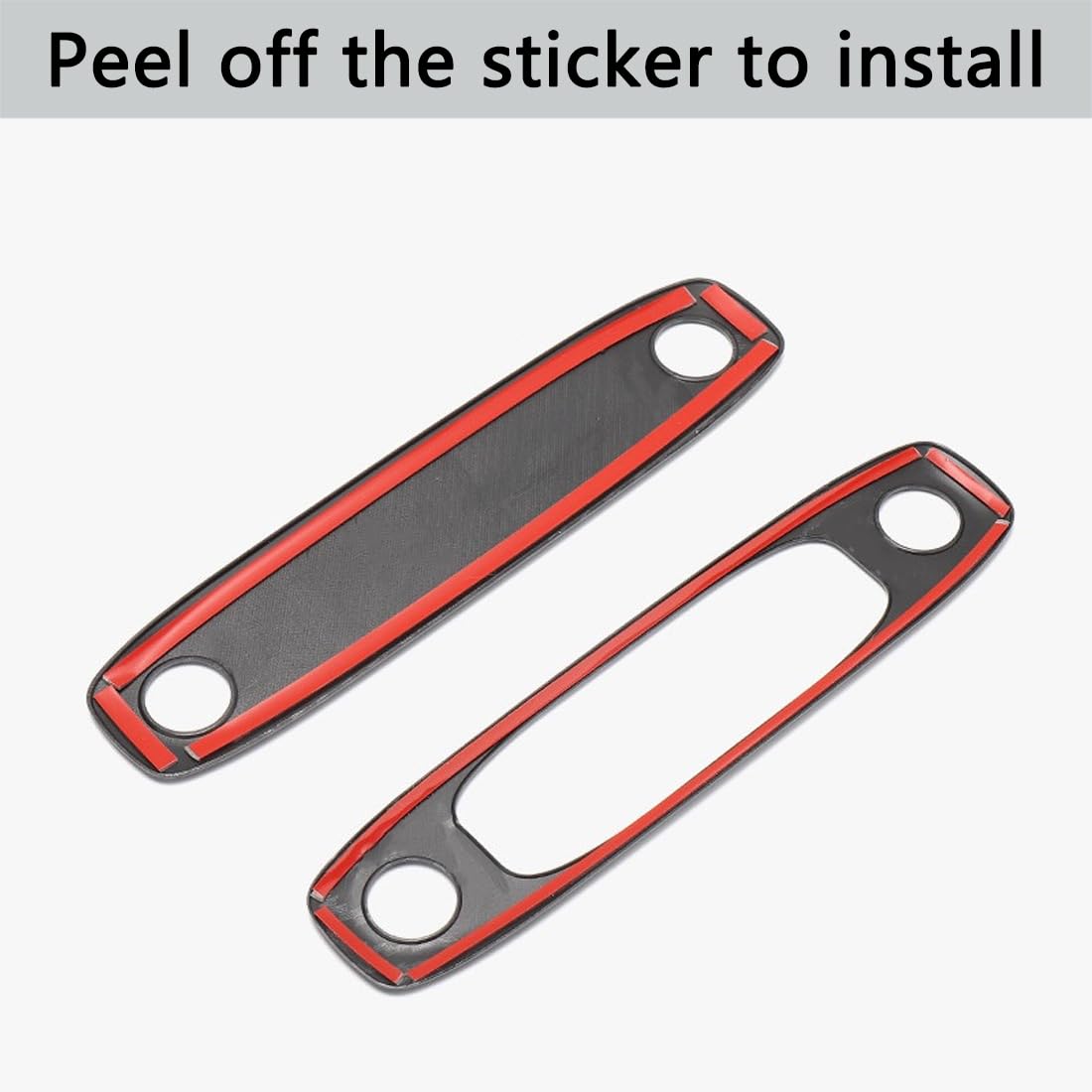 Melakee Reading Lights Trim Cover, Lights Panel Decorative Compatible with Tesla Model 3 Model Y, Reading Light Roof Frame Trim Cover Interior Light Cover Accessories, 2Pcs Carbon Fiber Pattern