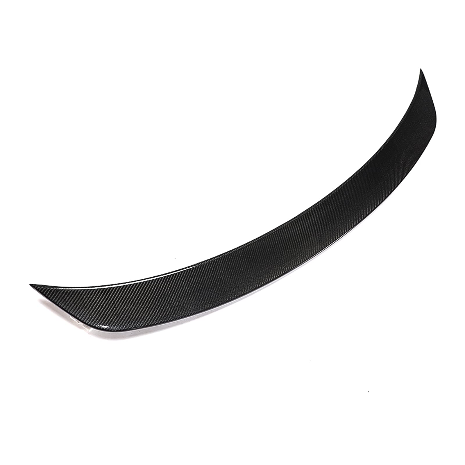 FREEMOTOR802 Rear Trunk Spoiler Fits 2020-2025 Tesla Model Y, IKON Style Real Carbon Fiber Racing Deck Lid Spoiler Rear Trunk Tail Lip Wing Styling Trim
