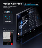 Wigoo Tesla New Model Y Juniper & Model 3 Highland Screen Protector Matte [No Glare & Fingerprint] Model 3 (2024~2026)/New Model Y Juniper Accessories, Tempered Glass Protector with Alignment Kit