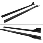 SKKYORO 4-Piece Side Skirt Extension Kit for Tesla Model Y 2020-2024, Gloss Black ABS Rocker Panel Splitter