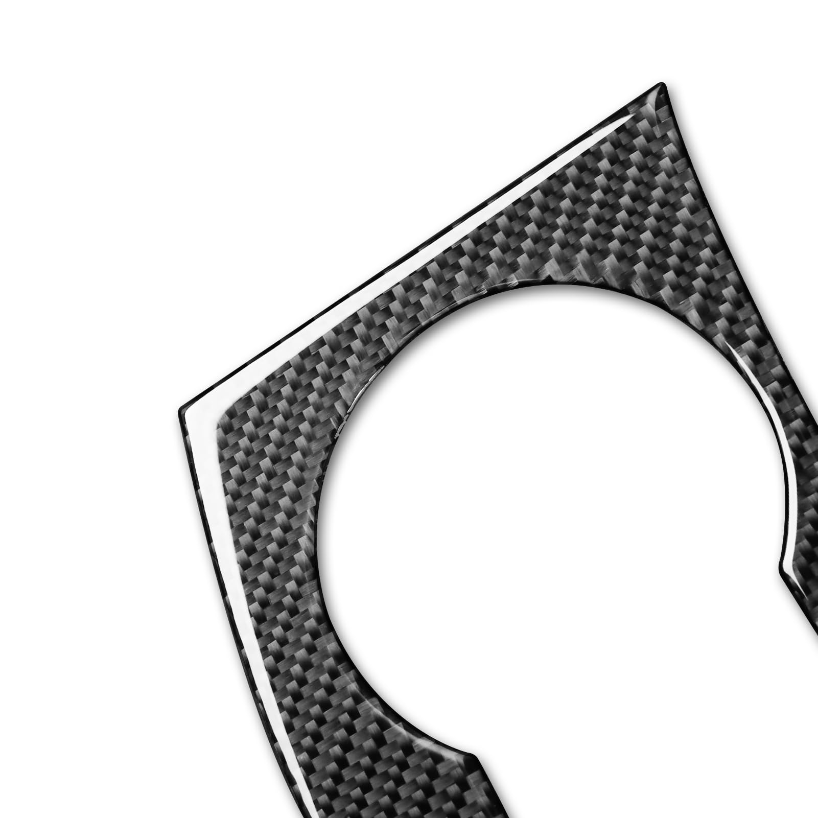 Carbon Fiber Car Center Console Panel Decoration Trim Sticker Auto Interior Accessories Compatible with Tesla Model X 2016-2020 Model S 2012 2013 2014 2015 2016 2017 2018 2019 2020 Black