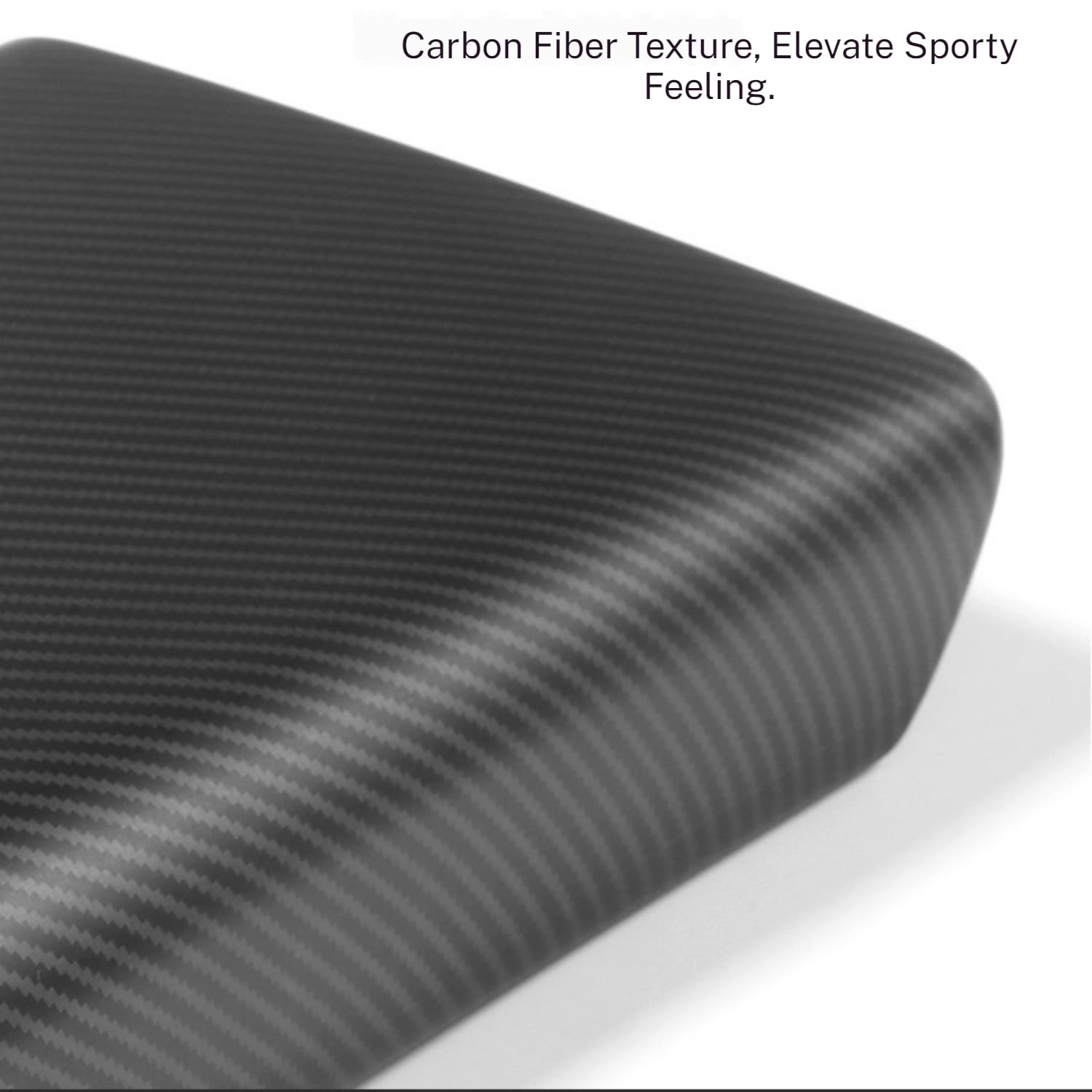 ernica Center Console Armrest Cover Carbon Fiber Texture Compatible with Tesla Model 3 Highland/Model Y Juniper,Scratch-Proof ABS, Snap-On Design, Waterproof & Easy-Clean, Exact Fit (Refresh Edition)