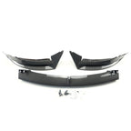 Front Bumper Lip 3Pcs Compatible with Tesla Model 3 2017-2023 Front Bumper Lip Splitter Spoiler (Carbon Fiber Print)