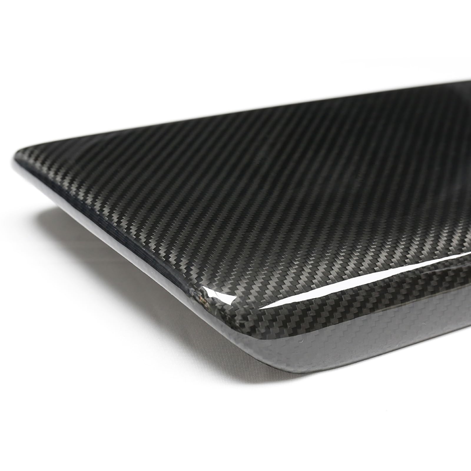 Center Console Armrest Box Panel Trim For Tesla Model S Model X 2021-2023 Carbon Fiber