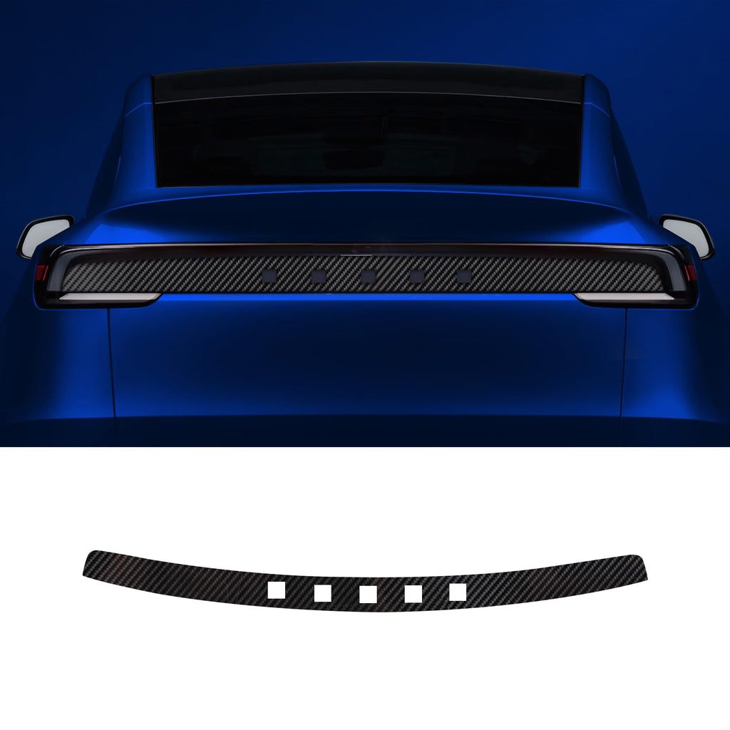 FDAIUN for 2025 Tesla Model Y Juniper PPF Precut Car Paint Protective Film Self Adhesive TPU Car Wrap Film Scratch Protector Exterior Accessories Black (Carbon Fibre, Rear Tail Light)
