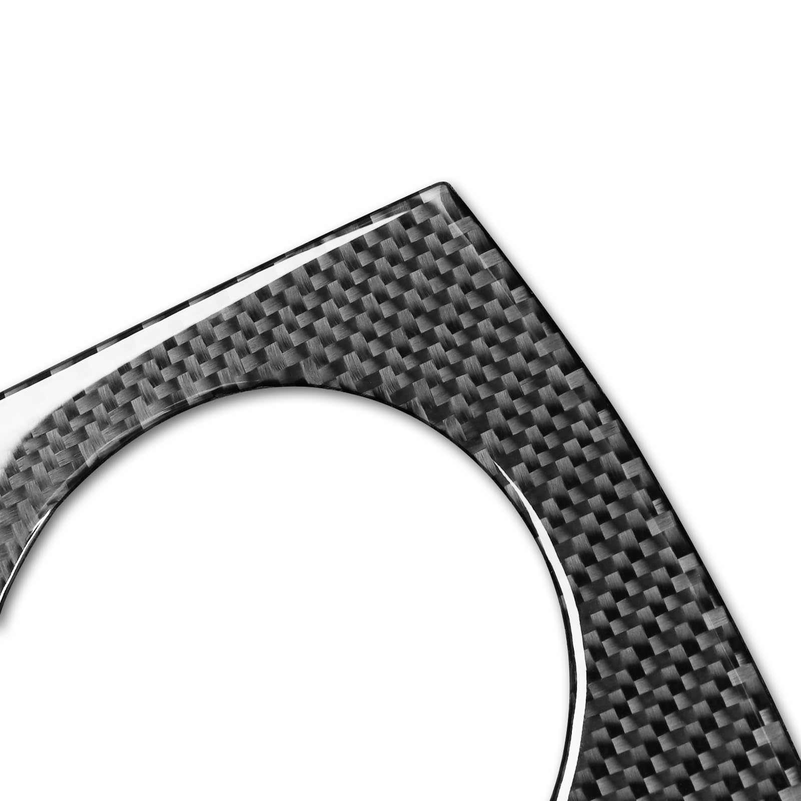 Carbon Fiber Car Center Console Panel Decoration Trim Sticker Auto Interior Accessories Compatible with Tesla Model X 2016-2020 Model S 2012 2013 2014 2015 2016 2017 2018 2019 2020 Black