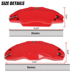 Brake Caliper Covers Compatible with Tesla Model Y Juniper 2025-2026, 19 20 inch Front and Rear Brake Wheel Hub Brake Caliper Covers 4 Pcs For Model Y Juniper Accessories Red