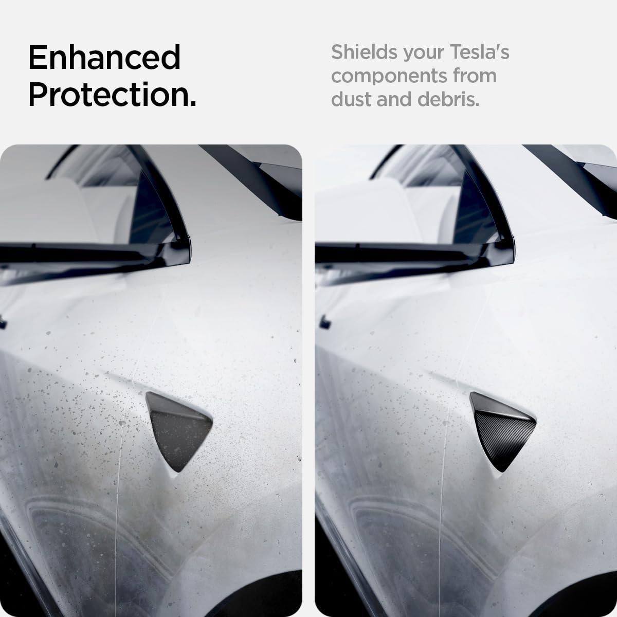 Spigen Side Camera Protection Cover for Tesla Model Y Juniper (Standard, Premium & Performance 2025/2026) and Model 3 Highland (Standard, Premium & Performance 2024/25/26)