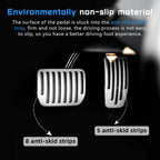 CYBERBEANS Gas Pedal Brake Pedal Foot Pedal Cover for Tesla Model 3/Y Performance Compatible with Model Y Juniper and Model 3 Highland