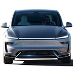 FormiPow Front Bumper Lip for 2025 2026 Tesla Model Y Juniper, 3-Piece ABS Front Splitter Bumper Lip, Aerodynamic Stability, No-Drill Model Y Juniper Accessories (Glossy Black)