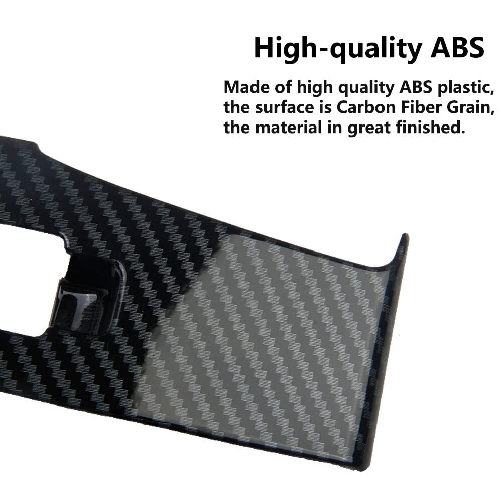 Carbon Fiber-ISH Interior Door Window Switch Panel Cover Trim KIT FITS Tesla Model 3 2017-2023/Model Y 2020-2023---$27.99