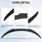 BDBO Spoiler for Tesla Model 3 2016-2022 Wing Rear Spoiler Trunk Tail Rear Trunk Lid,M4 Style Matte Cabon Fiber Style Performance,Model 3 Accessories