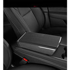 StarYtbl Center Control Armrest Cover for 2021-2023 Model 3 and 2020-2024 Model Y, Tesla Arm Rest Cover is Made of ABS Material with Carbon Fiber, Not TPE Or Leather (Bright Carbon Fiber Pattern)