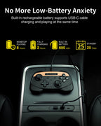 Jowua Multi-Device Wireless Controller Compatible for Tesla 2025 New Model Y Model 3/Y/S/X/cybertruck Compatible for Switch, one controller set, SPECIAL PROGRAMMED and DESIGN FOR TESLA WOOD [nintendo_switch,windows,ios,android]