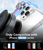 ALAFLY 15W for MagSafe Car Mount Charger, Magnetic Wireless Car Phone Holder for iPhone 17 16 15 14 13 12 Pro Max, 360° Adjustable iPhone Charger for Car with USB C Car Charger Adapter