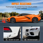 2021-2025 Tesla Model S - Front Bumper Lip Spoiler, Fits all 2021-2025 Tesla Model S, PP Black with Carbon Fiber Print Track Pack Style Add-on Front Splitter Air Dam Chin Protector, (3 Piece) -$77.98s