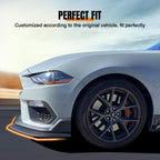 2021-2025 Tesla Model S - Front Bumper Lip Spoiler, Fits all 2021-2025 Tesla Model S, PP Black with Carbon Fiber Print Track Pack Style Add-on Front Splitter Air Dam Chin Protector, (3 Piece) -$77.98s