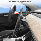 AAMHHM Screen Swivel Mount for Tesla Model Y 2019-2024 & Model 3 2017-2023 Left/Right 30° Up/Down 15° Rotating Four Directions Aluminium Alloy Tesla Screen Rotating Bracket