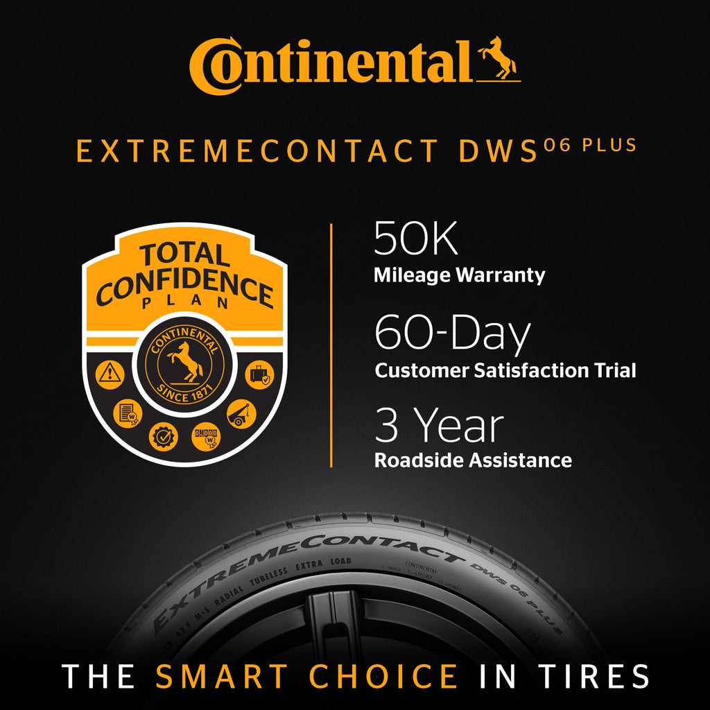 Continental ExtremeContact DWS06 PLUS UHP All Season 255/45ZR19 104W XL Passenger Tire