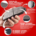 R1 Concepts Front and Rear Brake Kit For 2014-2020 Tesla S, 2016-2020 Tesla X| Drilled Slotted Brake Rotors| Semi-Metallic Brake Pads and Rotors Kit| Hardware included