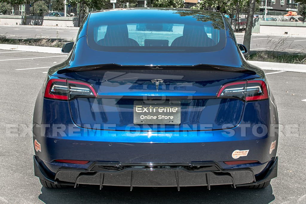 Performance Track Style Full Body Kit for Tesla Model 3 2017-2023, Front Lip, Side Skirts and Rear Wing