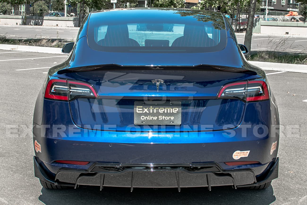 Performance Track Style Full Body Kit for Tesla Model 3 2017-2023, Front Lip, Side Skirts and Rear Wing