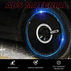 19 Inch Wheel Covers for Tesla Model Y Juniper Crossflow Wheels 2025, Centers Lock Installation Rim Protector, Full Coverage Hubcaps Exterior Accessories (Black Ring, 4 PCS)