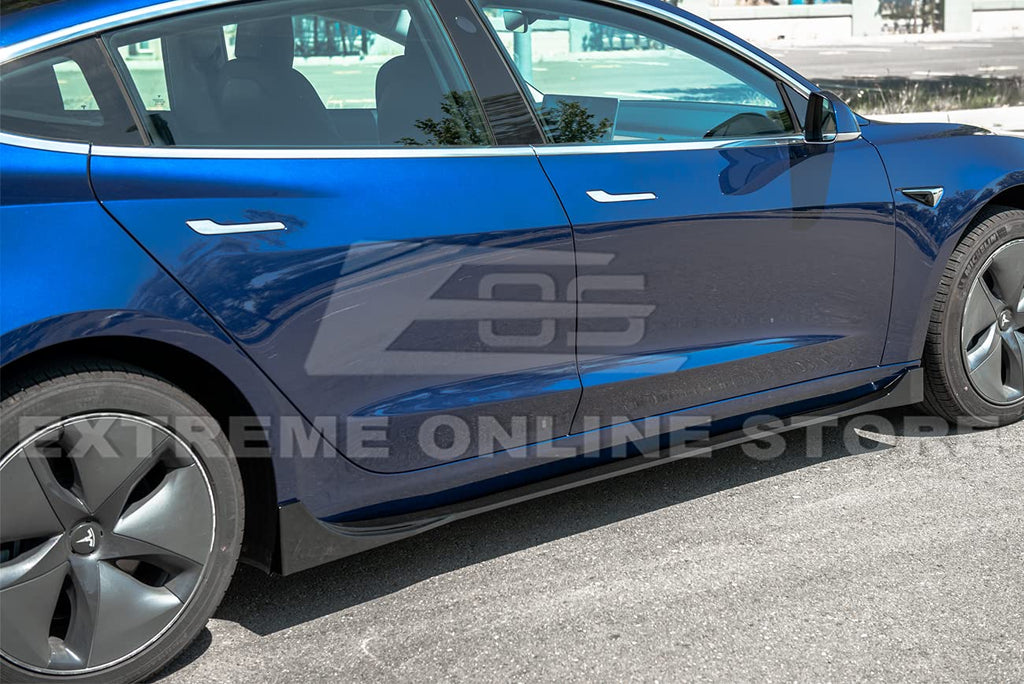 Performance Track Style Full Body Kit for Tesla Model 3 2017-2023, Front Lip, Side Skirts and Rear Wing