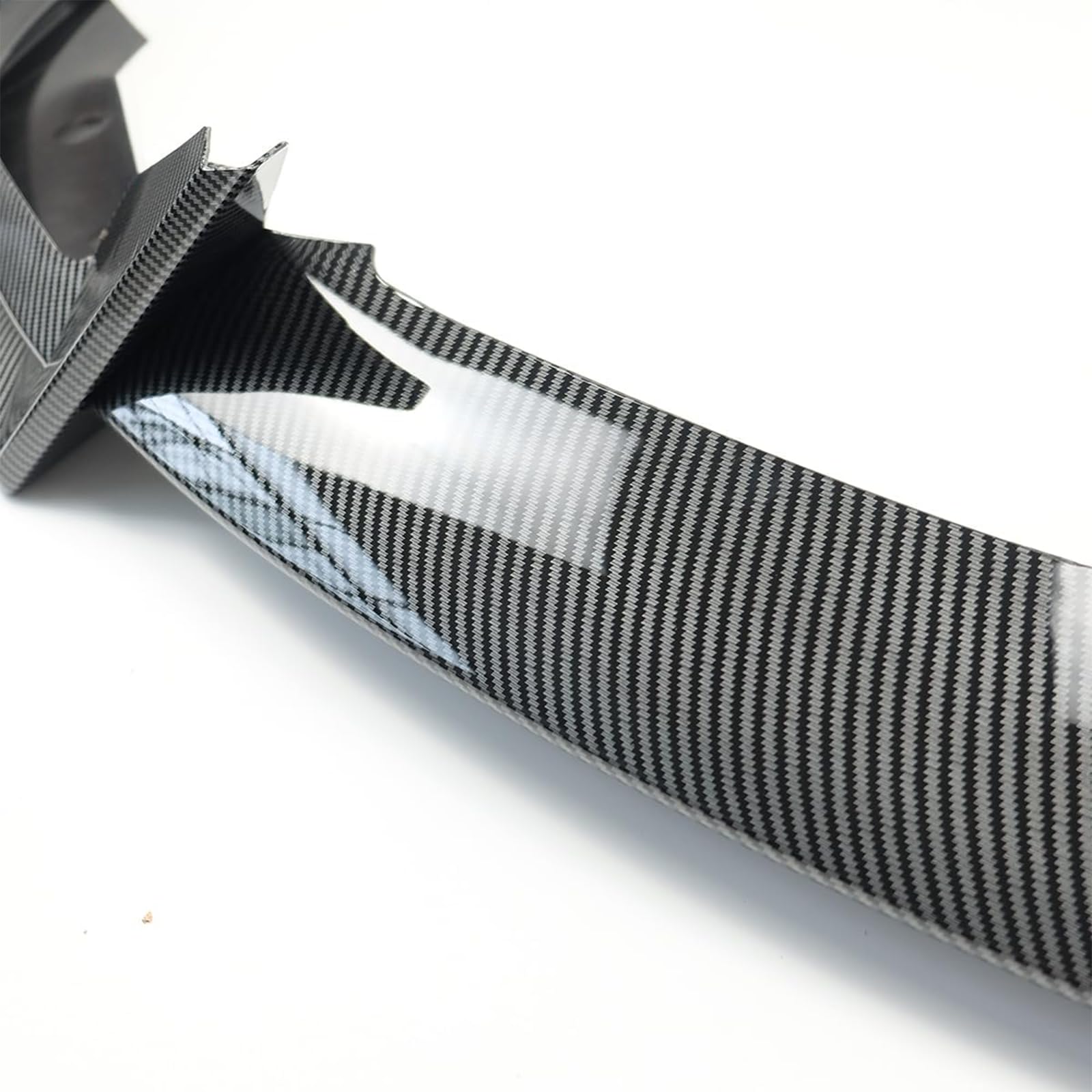 Front Bumper Lip 3Pcs Compatible with Tesla Model 3 2017-2023 Front Bumper Lip Splitter Spoiler (Carbon Fiber Print)