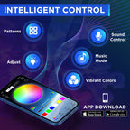 Nestour Interior Car Neon Light Fit for Tesla Model 3 Y 2021 2022 2023 (Center Console+Dashboard+Seat+4 Foot Lights) with Matching Armrest Organizer, Tesla Ambient Lights, APP-Controlled RGB LED