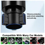 This Hill Car Cup Holder Expander Adjustable Base with Phone Mount 360° Rotation Cup Holder Cell Phone Holder for Car Compatible with iPhone All Smartphones