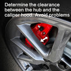 Weishine - Brake Caliper Covers Set of 4 Compatible with Tesla model 3 Accessories，2017-2023 18 Inch 19 Inch Wheel Hub Size Red Brake Caliper Covers Model 3 Caliper Covers (red)