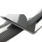 Front Bumper Lip 3Pcs Compatible with Tesla Model 3 2017-2023 Front Bumper Lip Splitter Spoiler (Carbon Fiber Print)