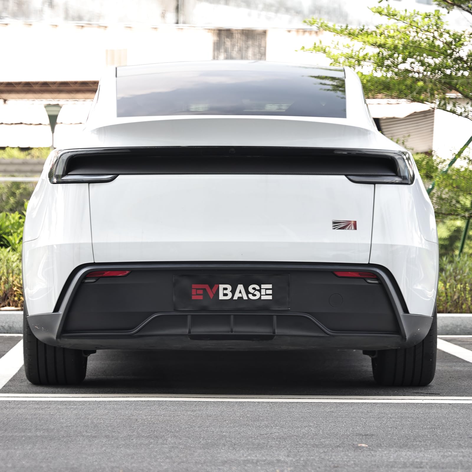 Rear Diffuser fit for Model Y Juniper Rear Bumper Lip for Juniper ABS Splitter Spoiler Trim for Model Y 2026 Accessories Matte Black(Without Drilling)